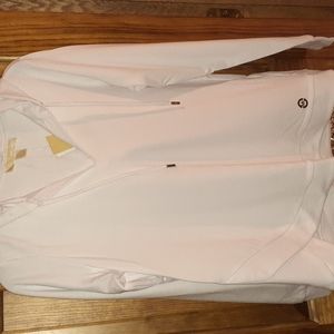 Michael Kors White Hooded Sweatshirt M